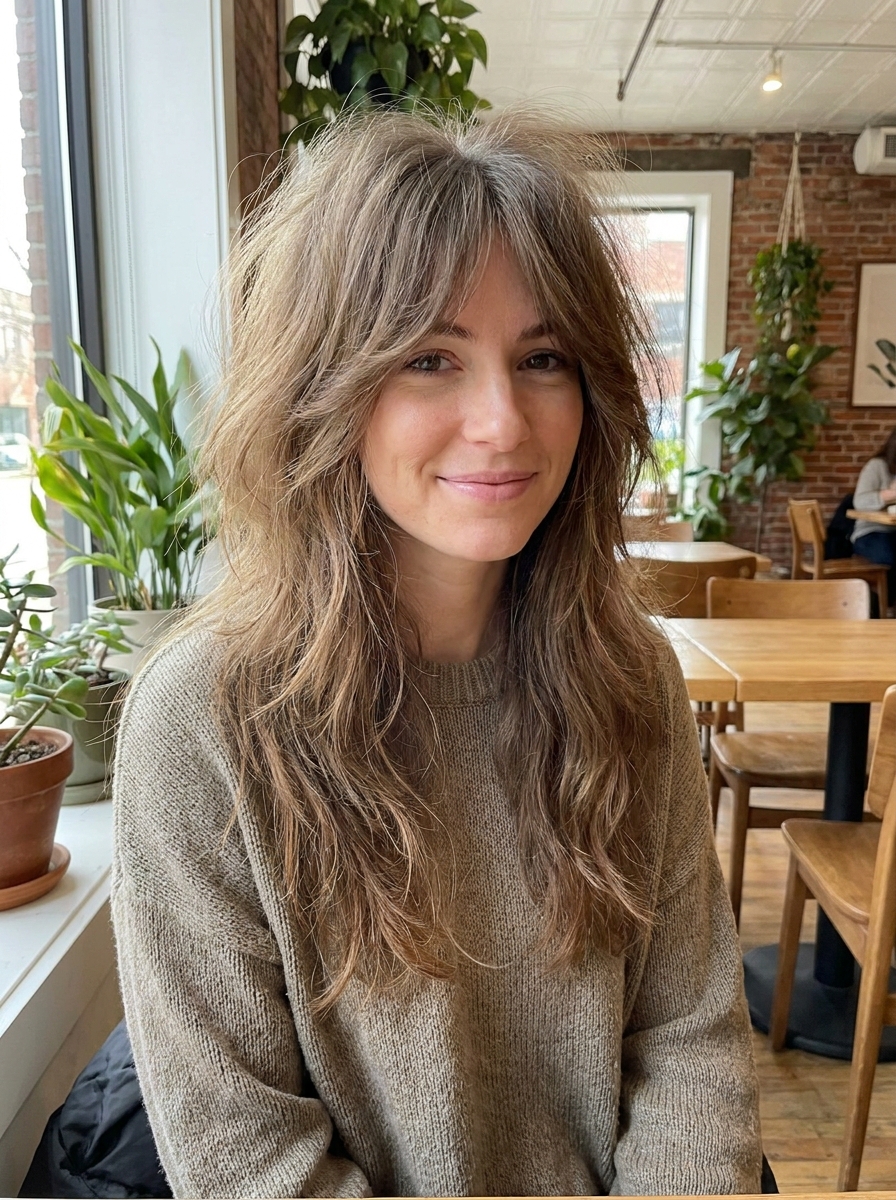 Long Shag Layers als Long Layers Haircut Inspiration 2026